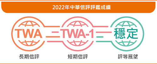 2021年中華信評成績